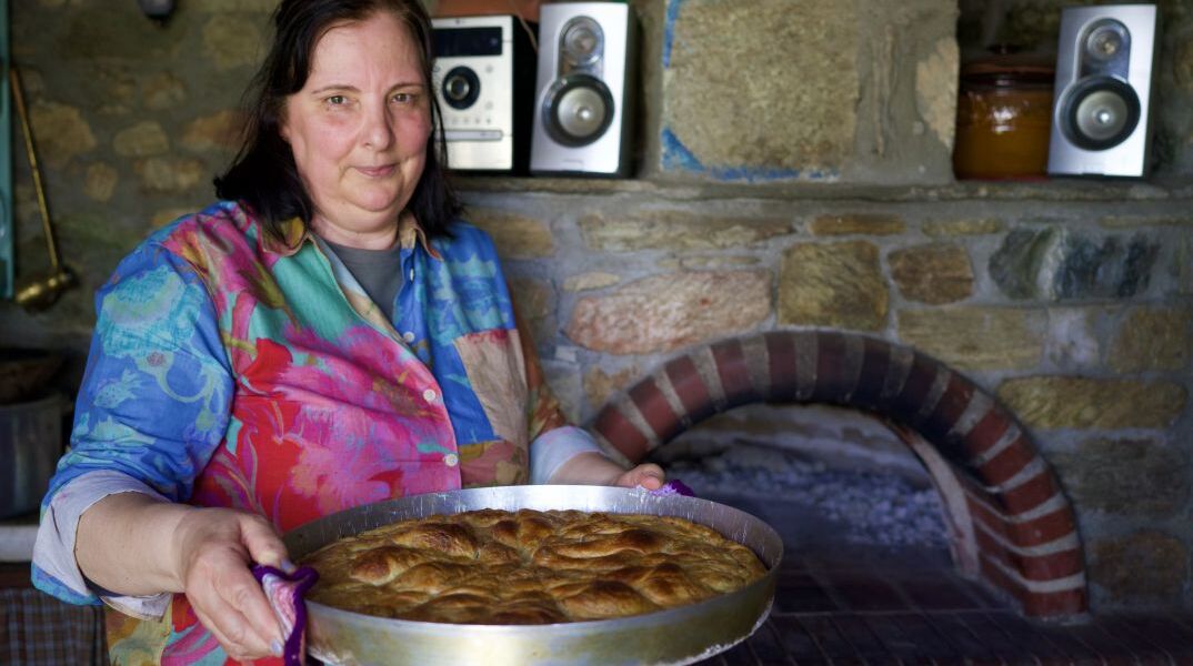 Οι πίτες της Αργυρώς στο Νυμφαίο