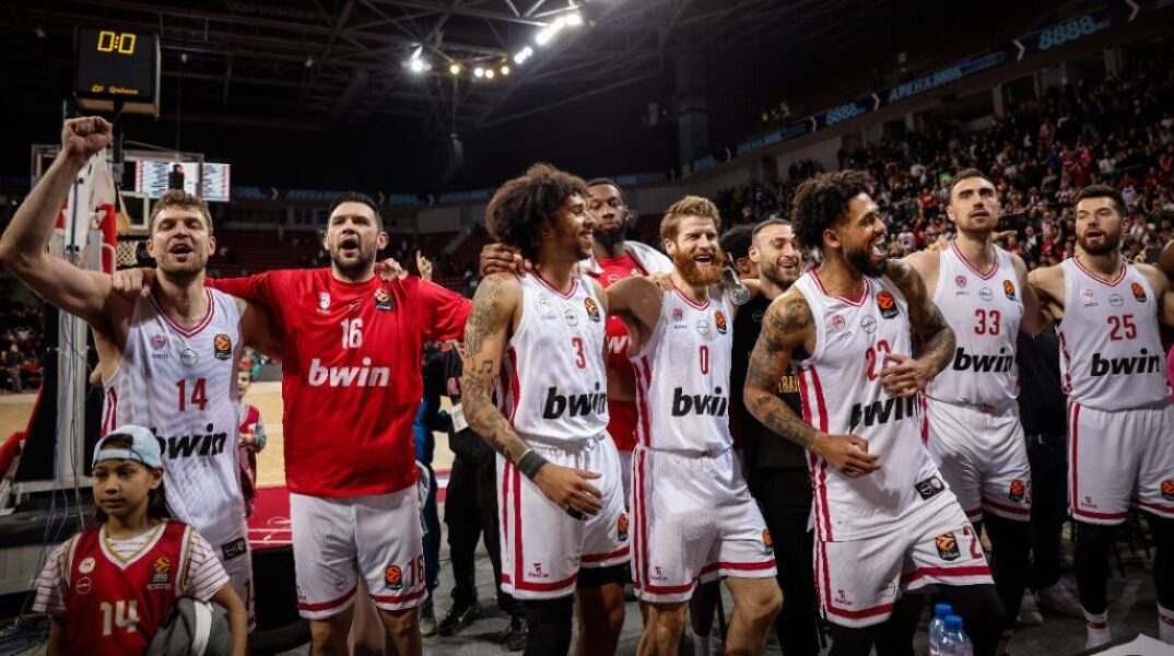 Ολυμπιακός: Οι ημέρες και οι ώρες των δύο πρώτων αγώνων στα playoffs της EuroLeague