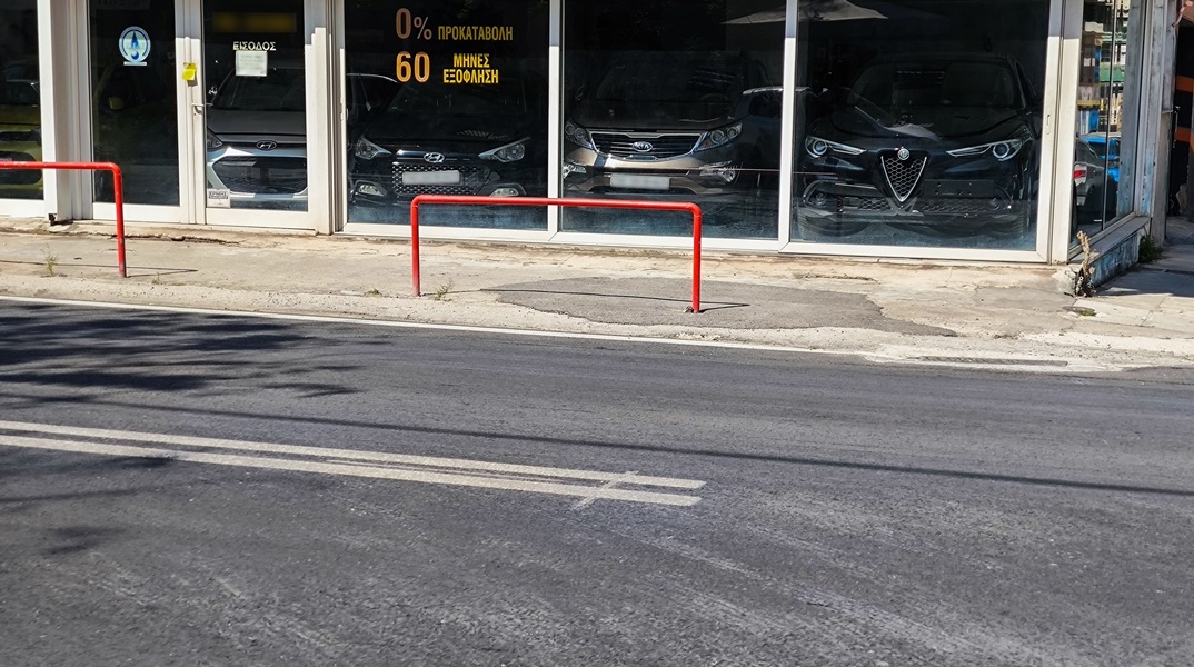 Το σημείο όπου παρασύρθηκε η ανήλικη στη Λιοσίων