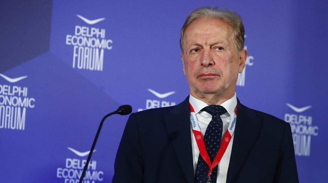 Σημαντικά ευρήματα για την υπόθεση των παράνομων επιδοτήσεων στον ΟΠΕΚΕΠΕ παρουσίασε ο Χαράλαμπος Βουρλιώτης στο Φόρουμ Δελφών © Eurokinissi/Γιώργος Κονταρίνης