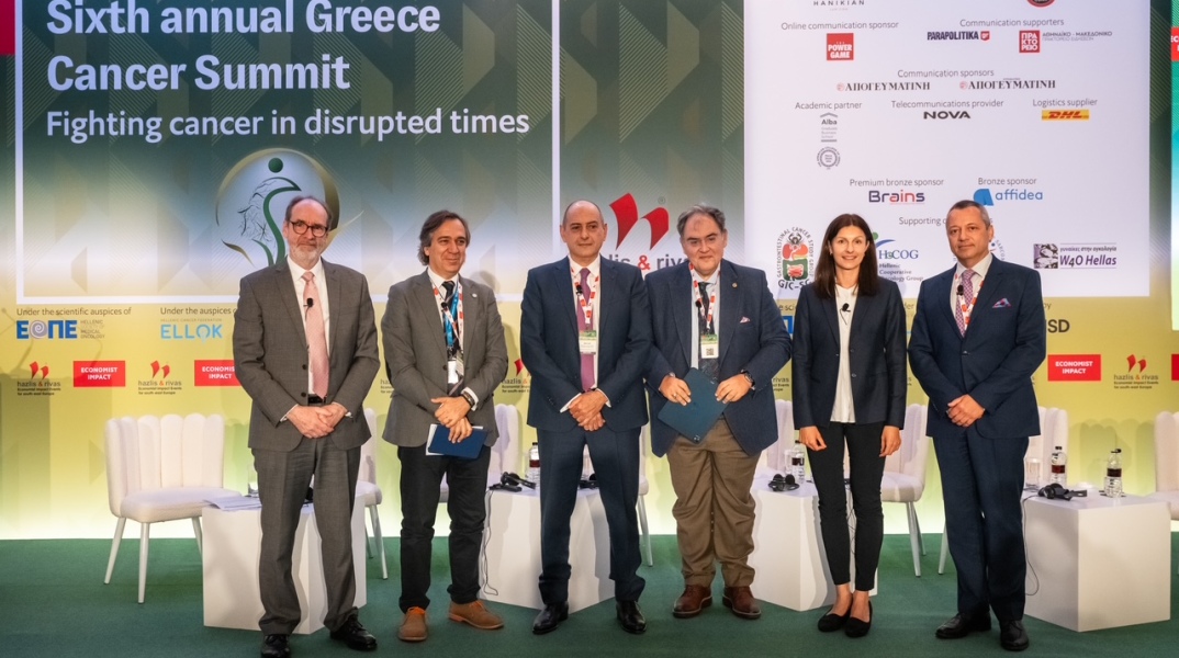 Από αριστερά: Alasdair Ross, João Breda, Νίκος Ιωσήφ, Δημοσθένης Σαρηγιάννης, Ugne Sabale, Δημήτρης Δαραβίγκας 