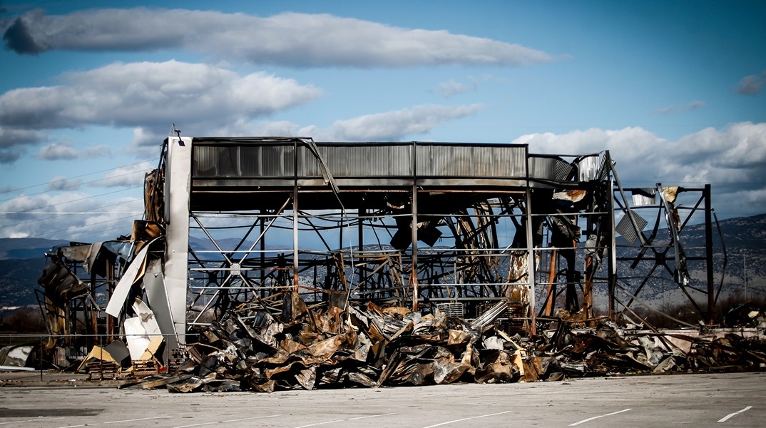 Τμήμα του εργοστασίου της Βιολάντα μετά τη φονική έκρηξη