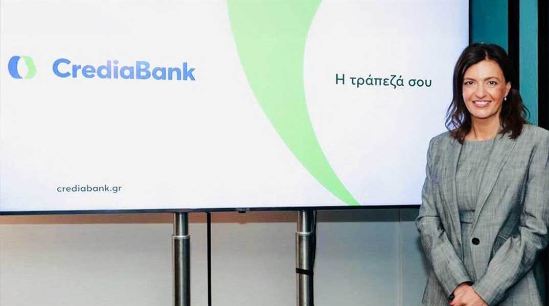 Η CEO της CrediaBank, Ελένη Βρεττού