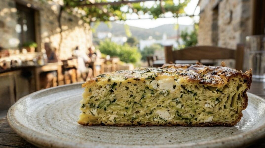 Μπατζίνα με φρέσκα μυρωδικά