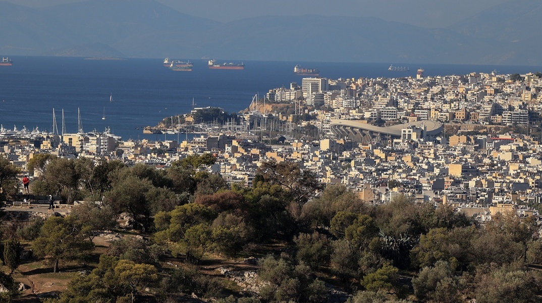 Άποψη του Μοσχάτου και του Νέου Φαλήρου