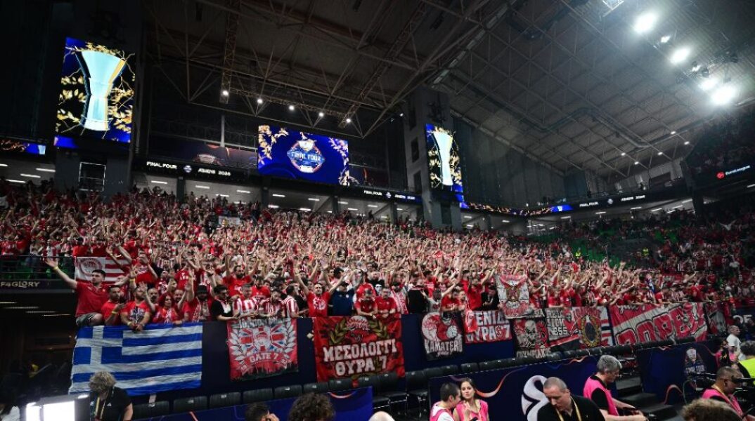 Final Four 2026: «Κοκκίνισε» ξανά το T-Center λίγο πριν τον τελικό της EuroLeague
