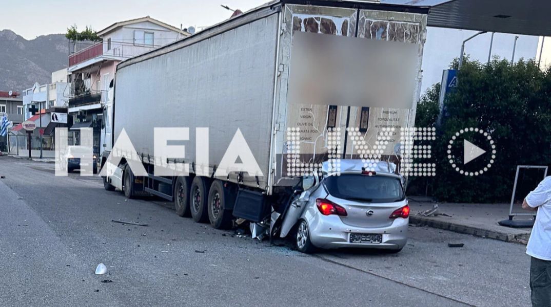 Τραγωδία στη Ζαχάρω: Νεκρός 29χρονος - Το αυτοκίνητό του «καρφώθηκε» σε νταλίκα