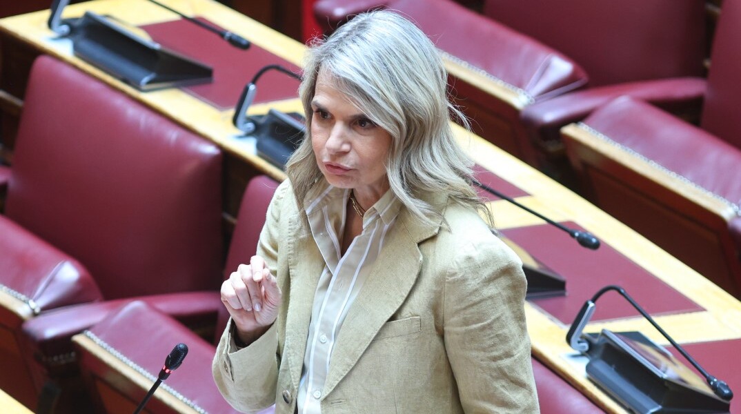 Η Μιλένα Αποστολάκη στη Βουλή