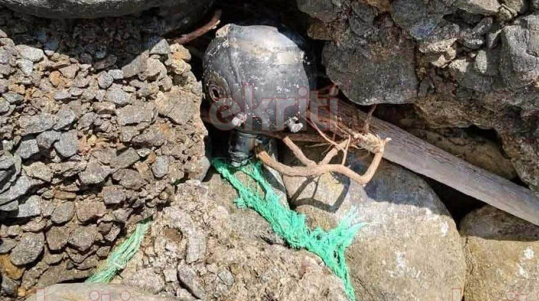 Προβληματισμός και ανησυχία για τη θαλάσσια νάρκη σε παραλία στο Λασίθι