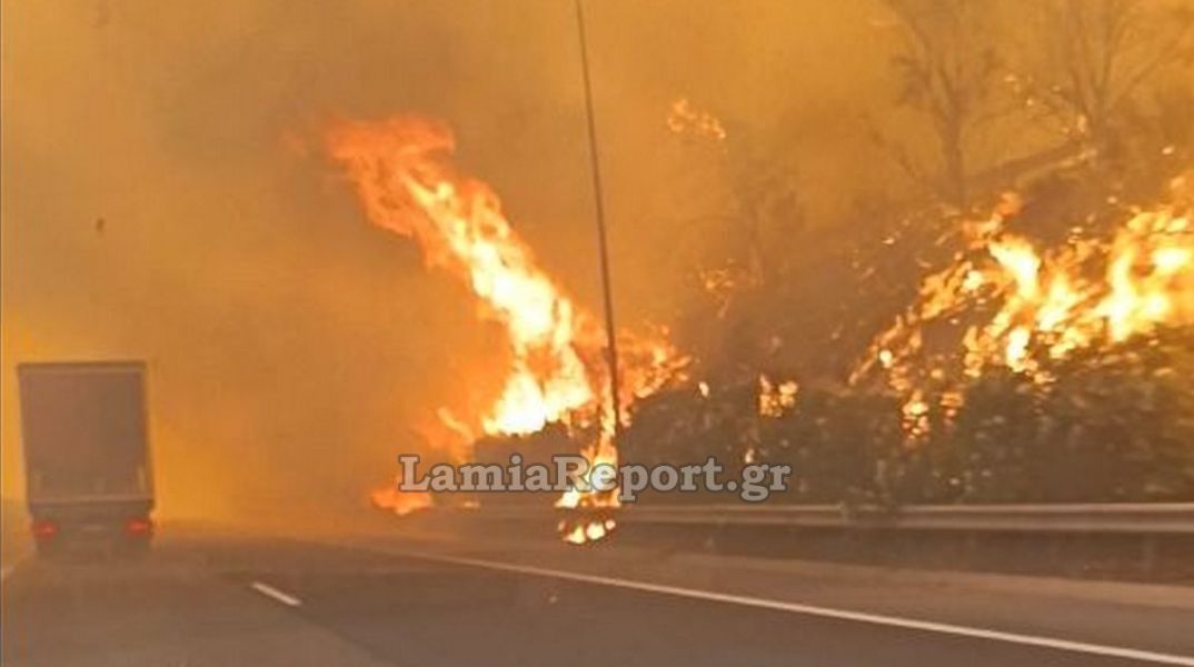 Συνεχίζεται η μάχη με τις φλόγες στο Ακραιφνίο Βοιωτίας - Έκλεισε η εθνική, πού εκτρέπεται η κυκλοφορία