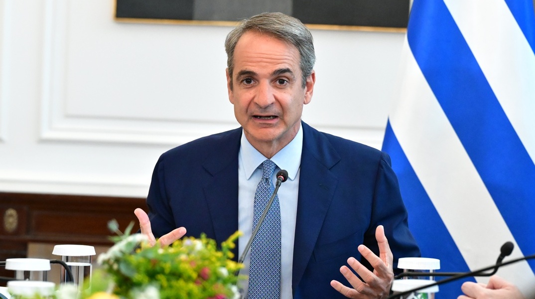 Ο Κυριάκος Μητσοτάκης στο Υπουργικό Συμβούλιο
