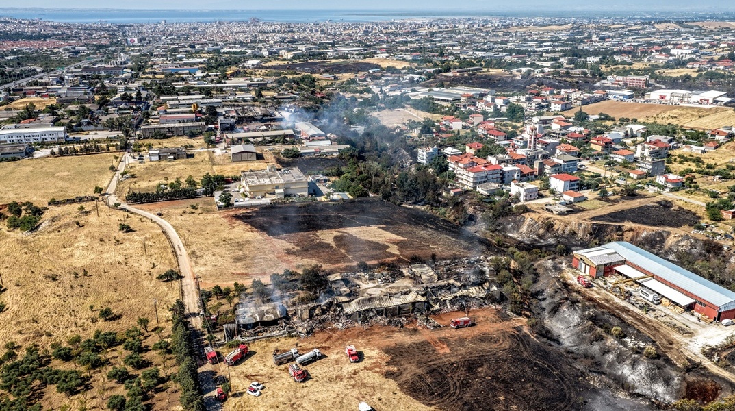 Φωτιά σε εργοστάσιο ανακύκλωσης στο Ωραιόκαστρο Θεσσαλονίκης