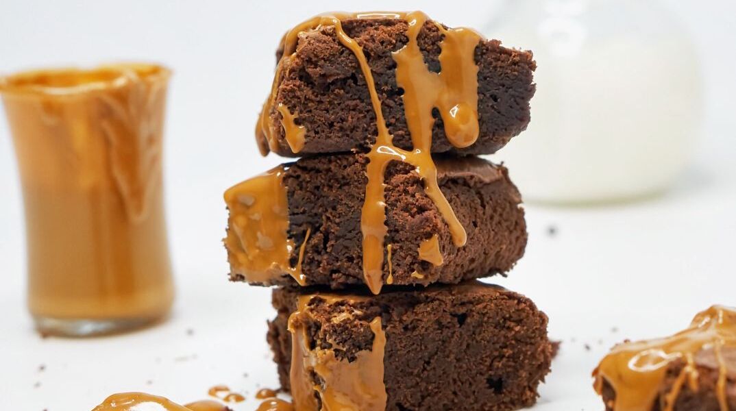Brownies με αλμυρή καραμέλα