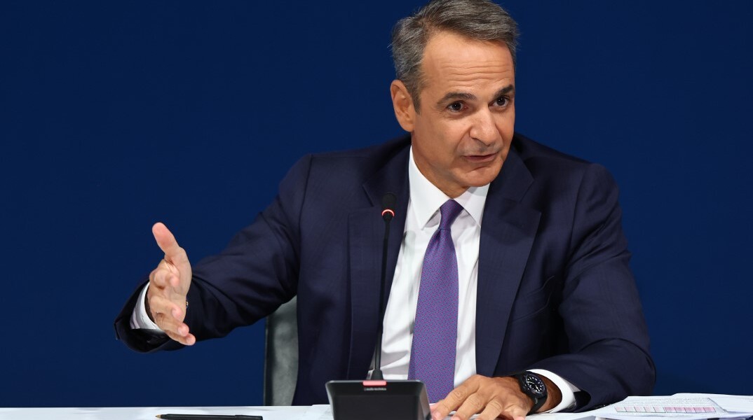 Ο πρωθυπουργός Κυριάκος Μητσοτάκης στη ΔΕΘ
