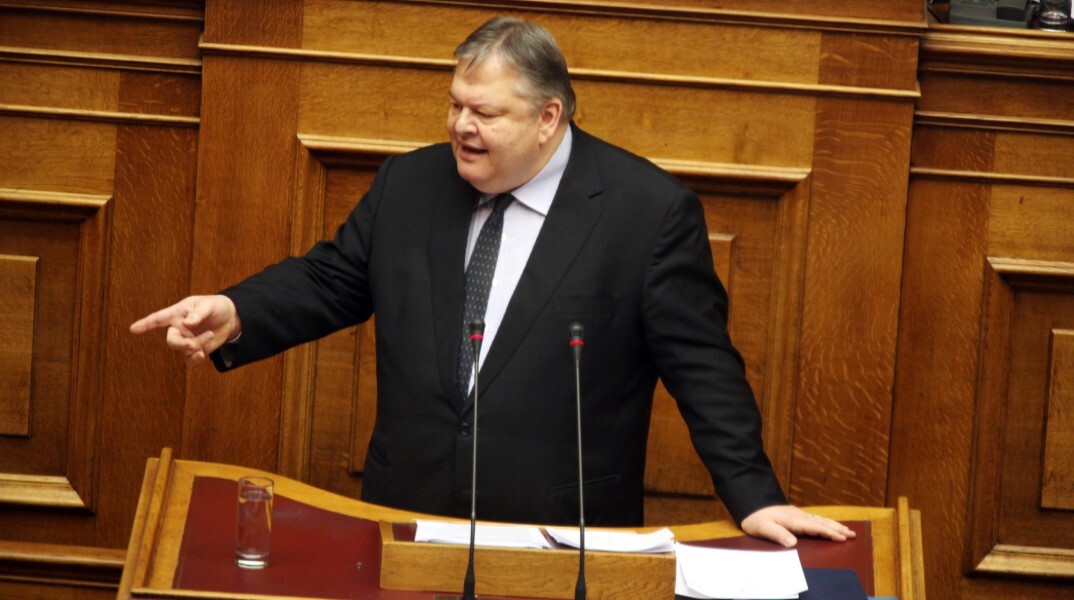 Ο Ευάγγελος Βενιζέλος στη Βουλή
