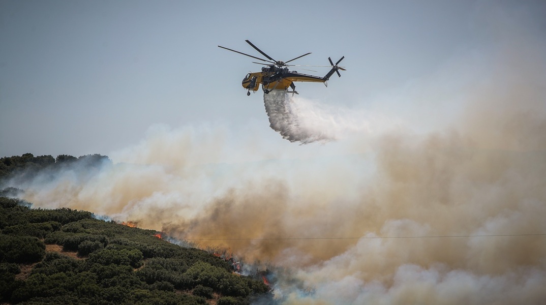 Φωτιά στο Ωραιόκαστρο Θεσσαλονίκης