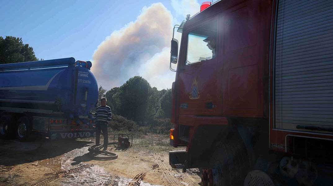 Φωτιά στη Χαλκιδική