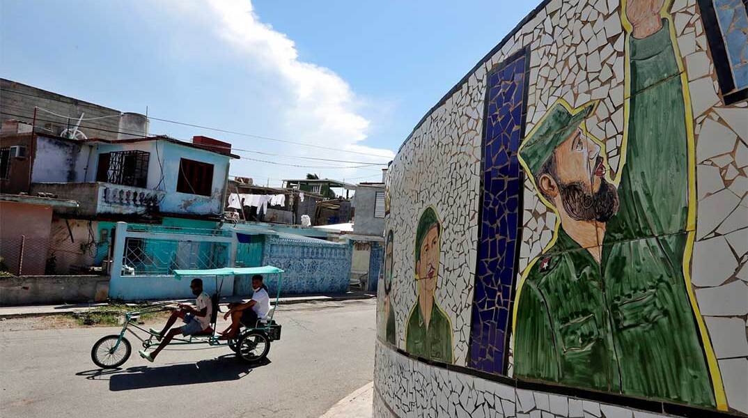 Mural στην Αβάνα για τον Φιντέλ Κάστρο