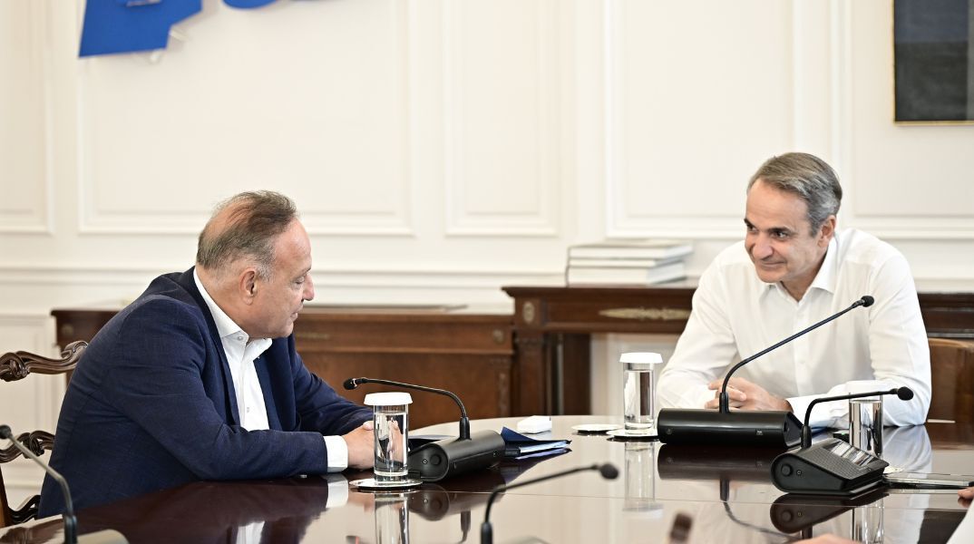 Συνάντηση Μητσοτάκη - Αγγελούδη στο Μαξίμου για την ανάπλαση της ΔΕΘ - Νέος εκθεσιακός χώρος και μητροπολιτικό πάρκο πρασίνου έως το 2030