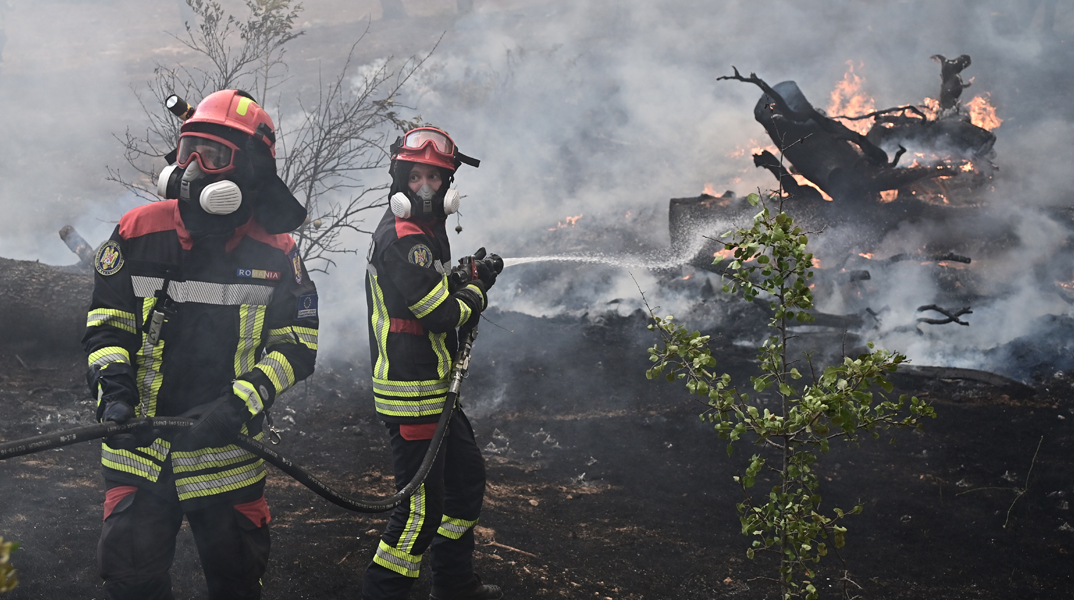 Mάχη με την μεγάλη πυρκαγιά που ξεκίνησε από την Βοιωτία και επεκτάθηκε και στην Αττική, 3 Αυγούστου 2026
