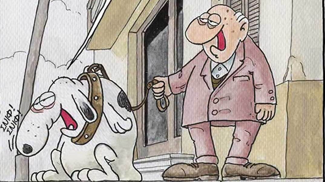 Σκίτσο του Αρκά από τους Συνομήλικους