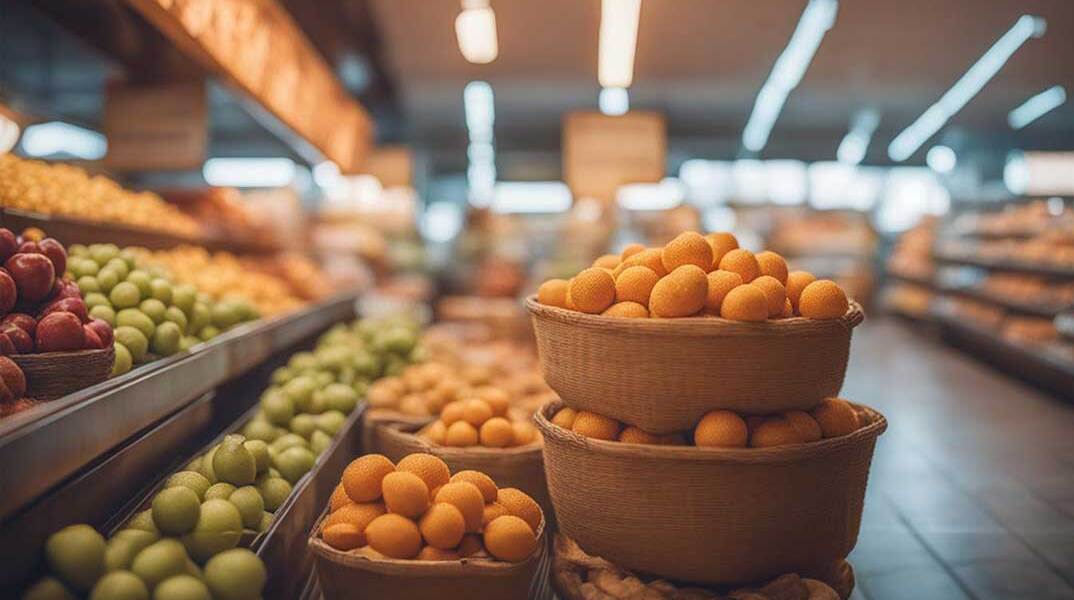 Τρόφιμα σε σούπερ μάρκετ