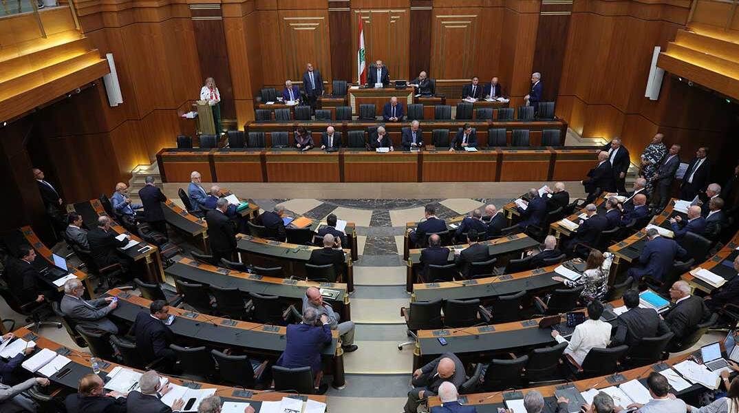 Το Κοινοβούλιο του Λιβάνου στην πρωτεύουσα Βηρυτό