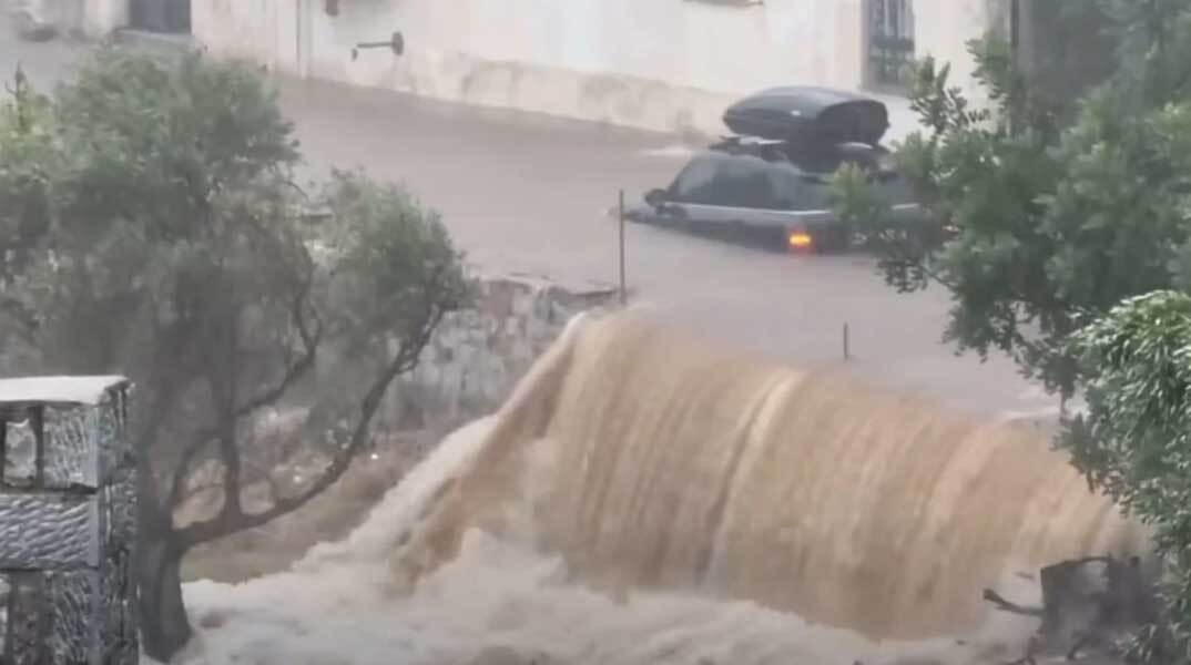Πλημμύρες στην Ανατολική Μάνη