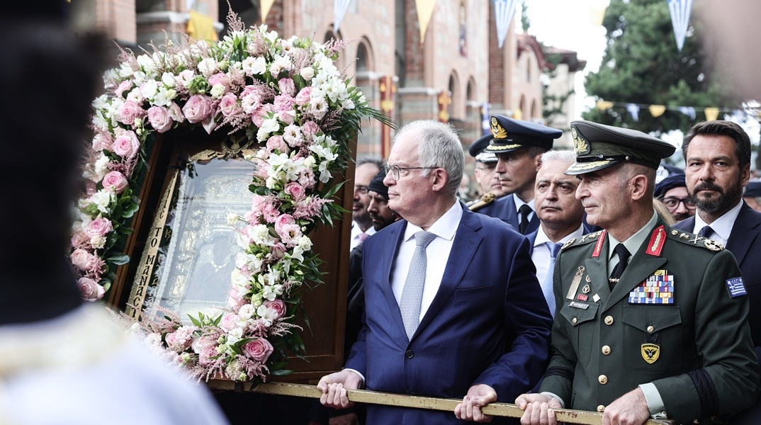 O Κωνσταντίνος Τασούλας στην Παναγία Σουμελά Βερμίου