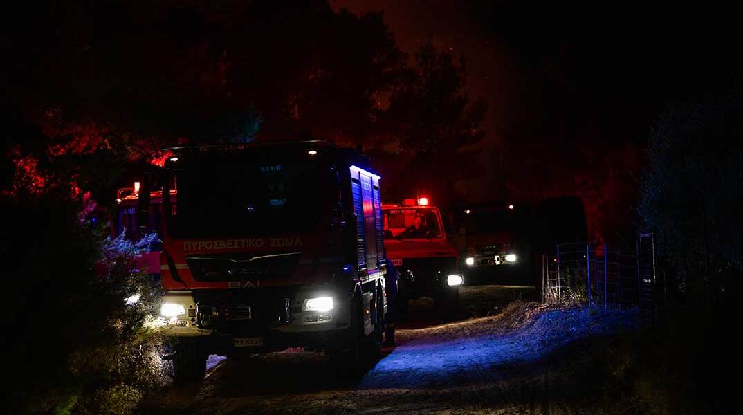 Φωτιά στη Σαλαμίνα