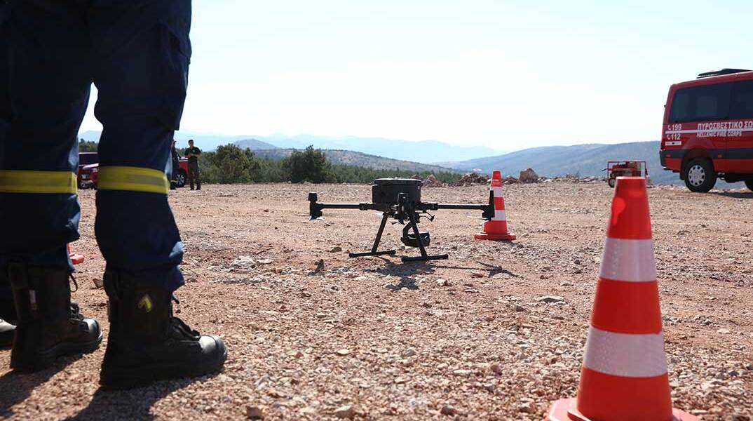 Drone της Πυροσβεστικής