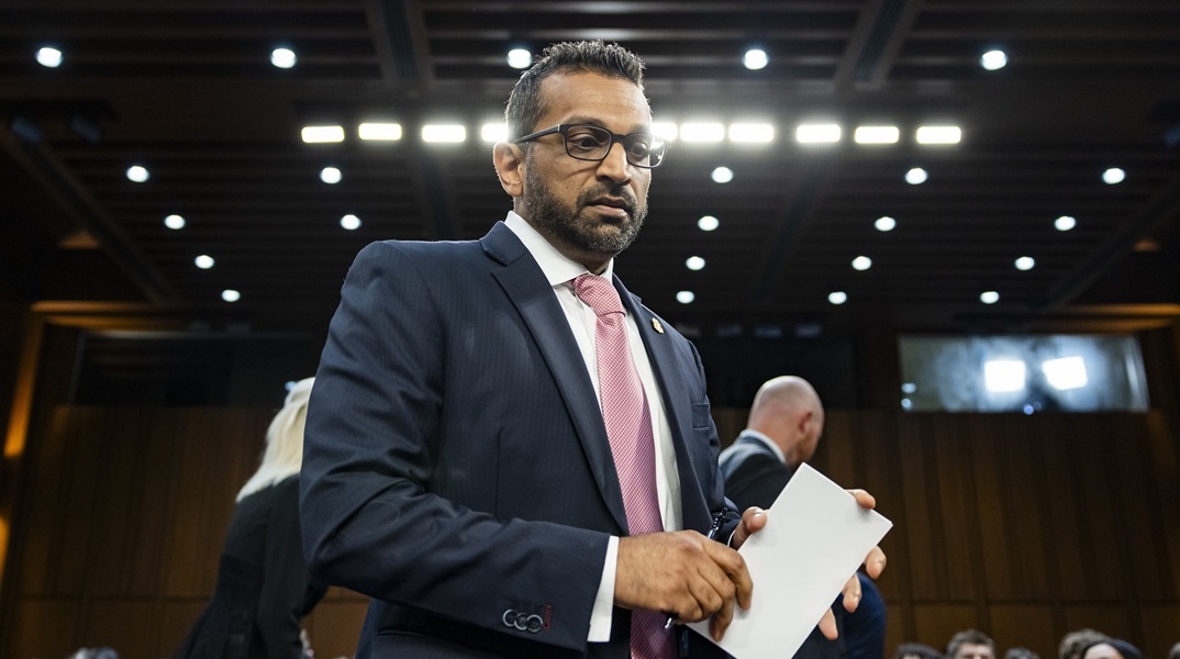 Ο διευθυντής του FBI, Κας Πάτελ