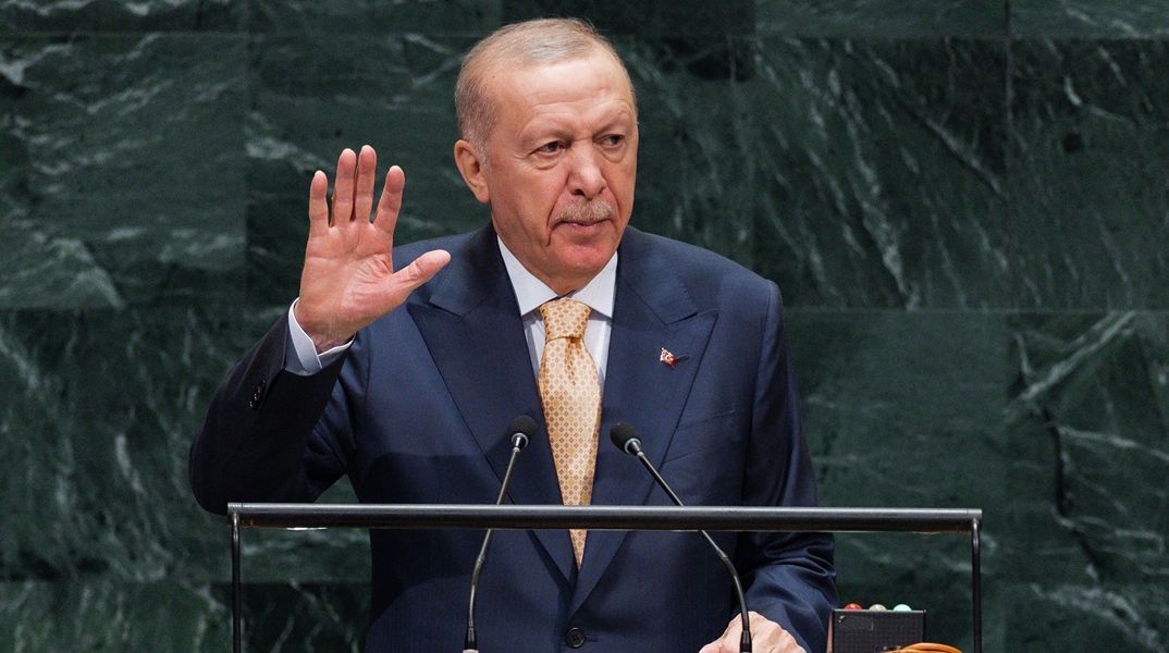 Ερντογάν στον ΟΗΕ: Επίλυση των ζητημάτων στο Αιγαίο με βάση το διεθνές δίκαιο -Zήτησε αναγνώριση του ψευδοκράτους