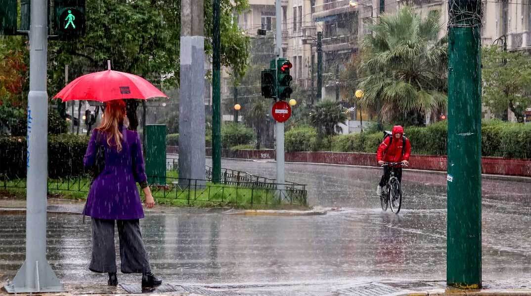 Βροχερός ο καιρός στην Αθήνα