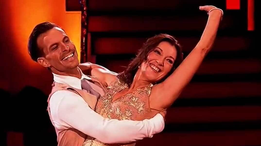 Η Βικτόρια Χίσλοπ στο πρώτο live του Dancing With The Stars