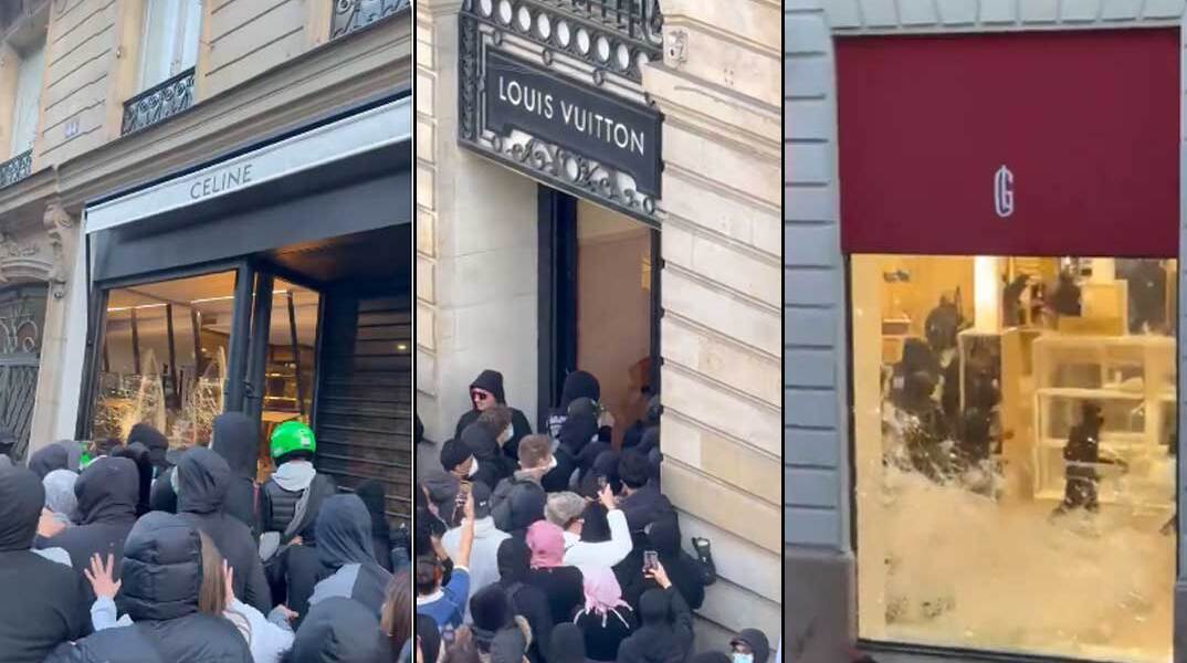 Λεηλασίες καταστημάτων με πολυτελή brands στη Γαλλία