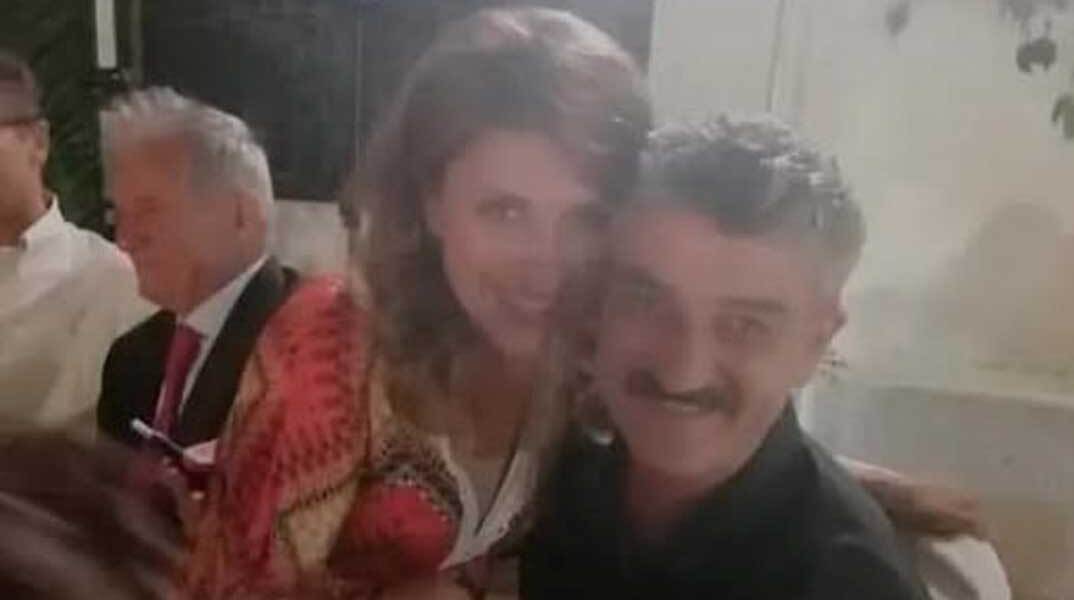 Ο Δημήτρης Ήμελλος με την αδελφή του, Αγγελική