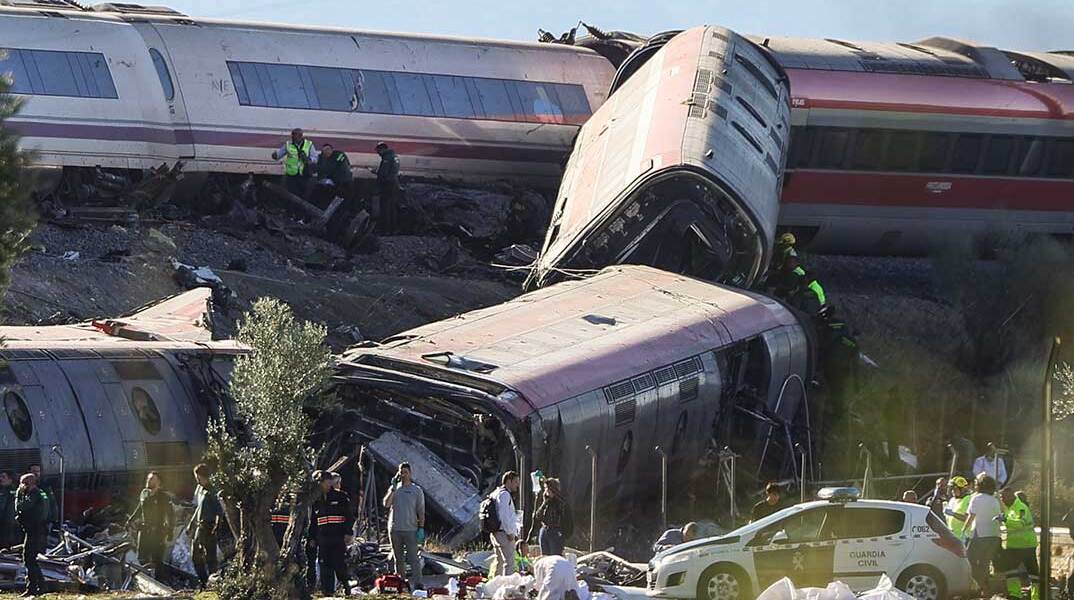 Σύγκρουση τρένων στην Ισπανία