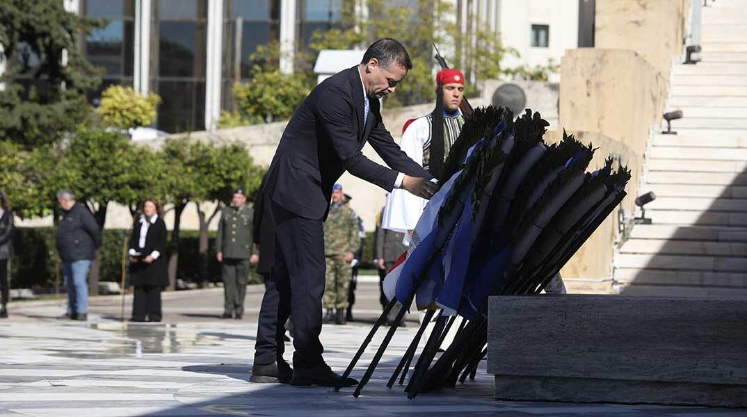 Χάρης Δούκας στη μαθητική παρέλαση για την 28η Οκτωβρίου