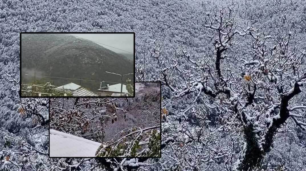 Στα λευκά ορεινά χωριά στη Φθιώτιδα