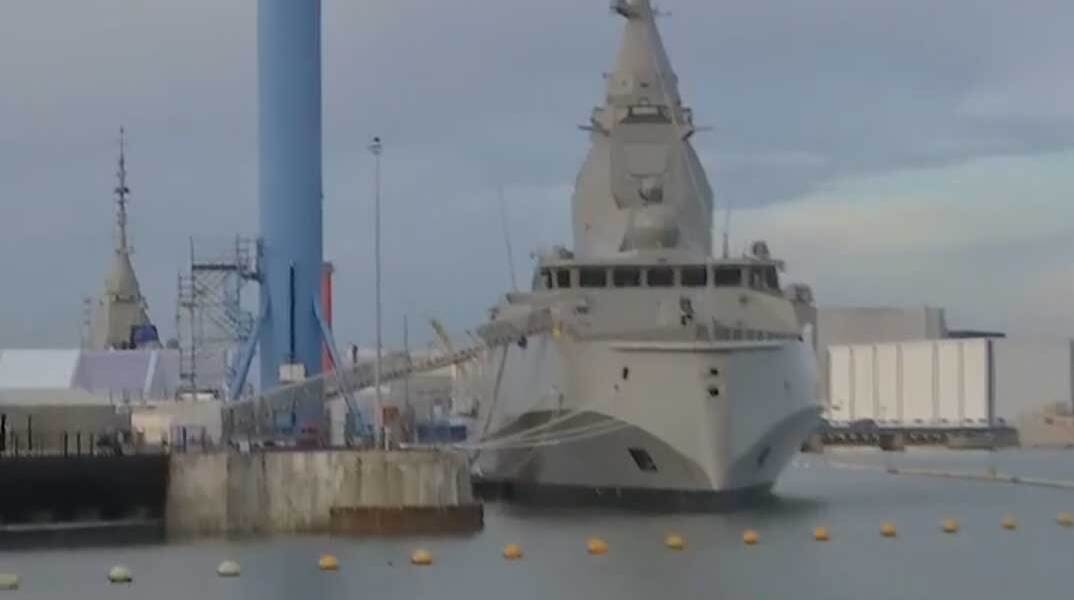 Η φρεγάτα Belharra «Νέαρχος» στη Λοριάν της Γαλλίας