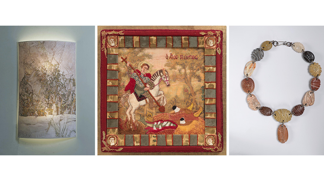 Κική Κλαυδιανού -  Νίκη Νικολαΐδη - Λίλα Παπούλα: «Φως, Πέτρα, Κλωστή» στη genesis gallery