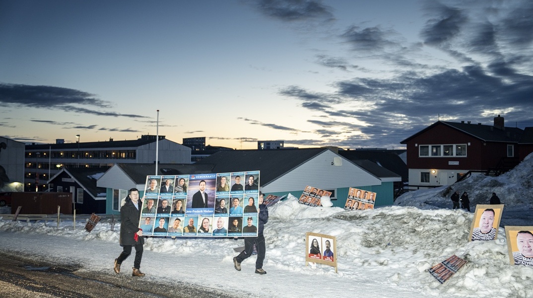 Εικόνες των υποψηφίων στις βουλευτικές εκλογές στη Γροιλανδία