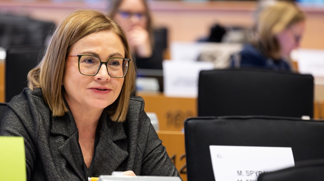 Η Μαρία Σπυράκη στα έδρανα του Ευρωπαϊκού Κοινοβουλίου