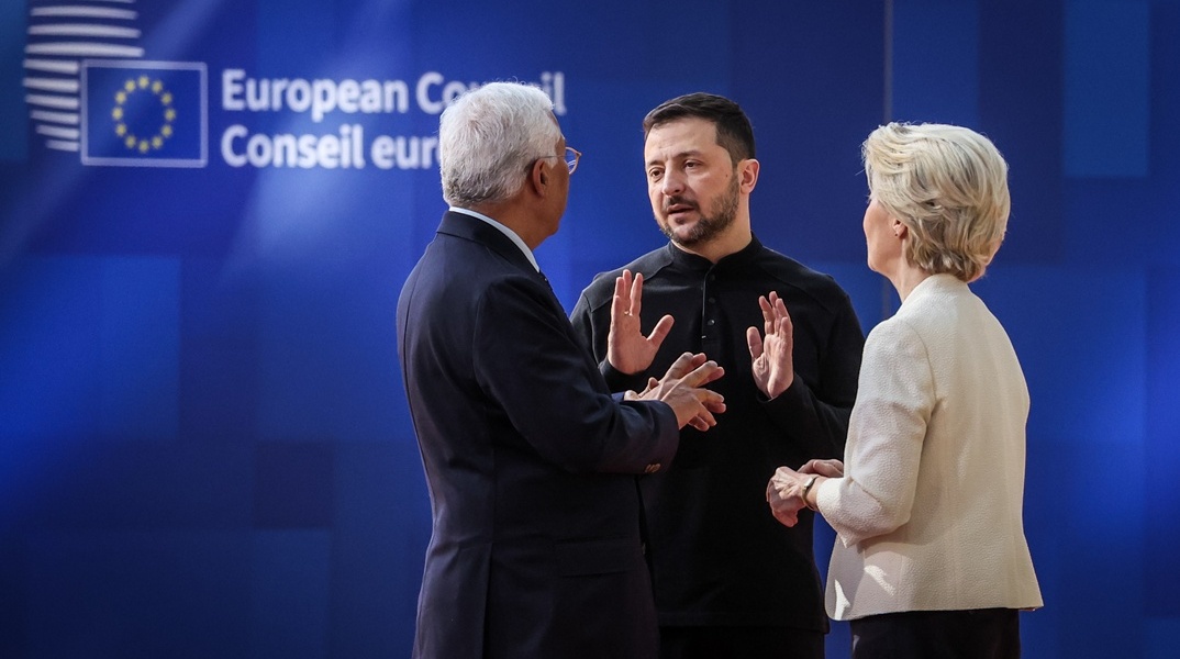 Αντόνιο Κόστα, Βολοντίμιρ Ζελένσκι, Ούρσουλα φον ντερ Λάιεν