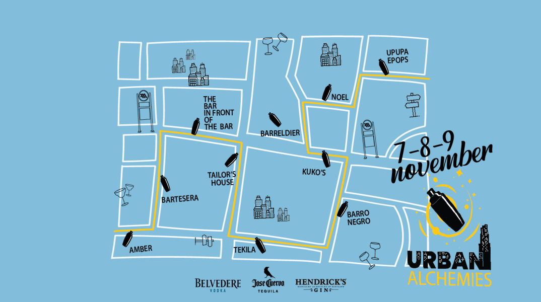 χάρτης με bar