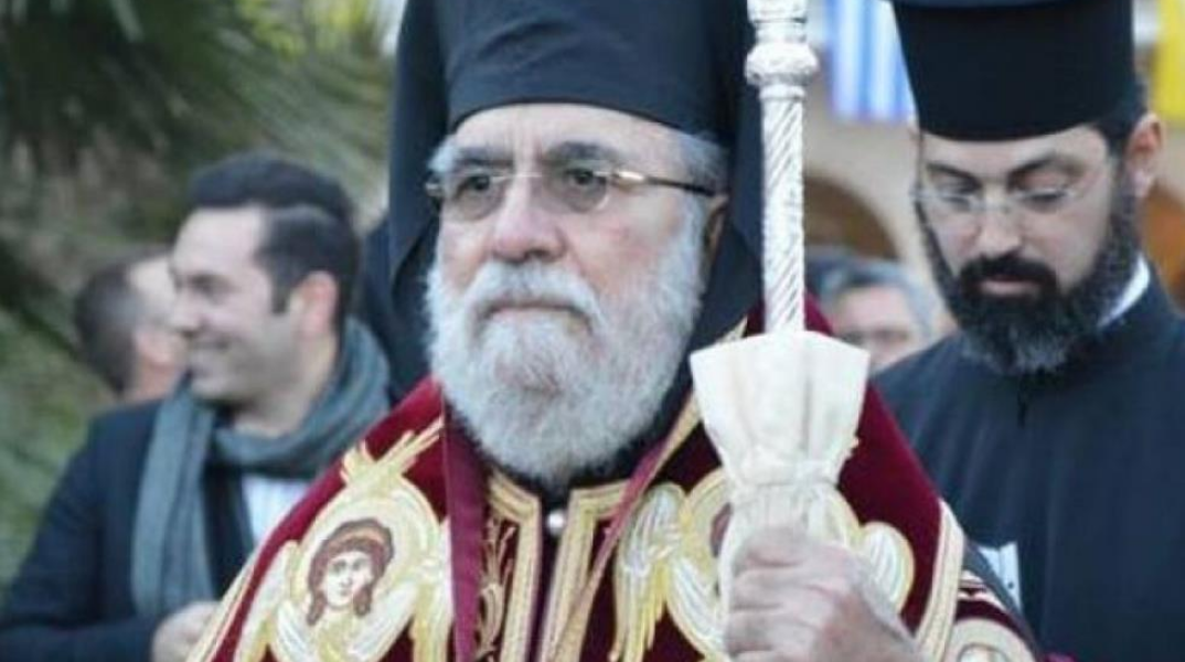 Ο τέως Μητροπολίτης Κιτίου, Χρυσόστομος