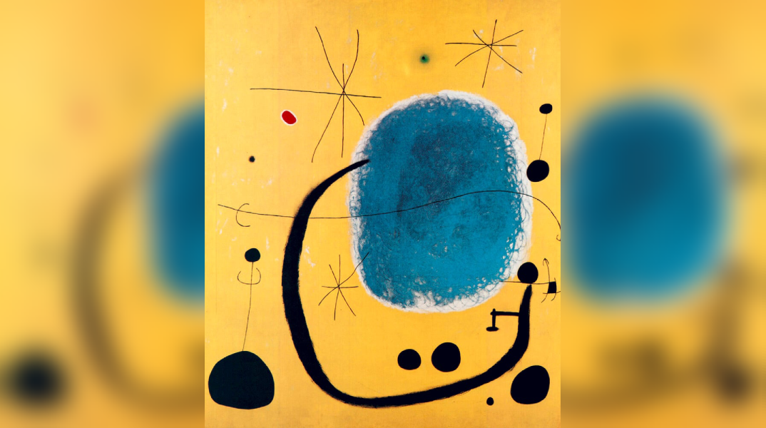 Εικ.: Joan Miro, «L'Oro dell' Azzurro» (1967)