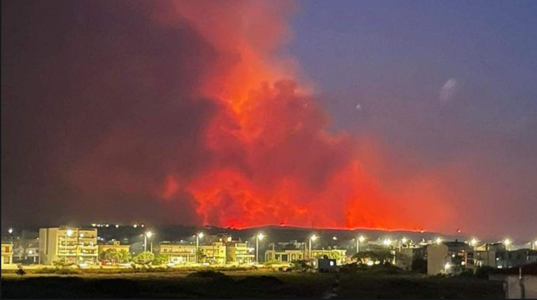 Φωτιά στην Αλεξανδρούπολη