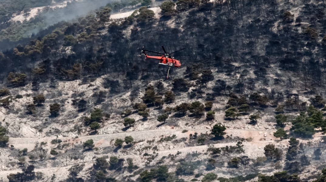 Χάρτης πρόβλεψης κινδύνου πυρκαγιάς για την Τρίτη 29.08